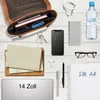 ROYALZ Herren Umhängetasche Leder Schultertasche "Kansas" Produktbild-Vorschau 4