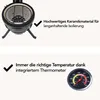 Brixy Kamado BBQ Egg - 13 Zoll - Inklusive Hülle - Produktbild-Vorschau 5