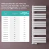 doporro Badheizkörper Badheizung Handtuchheizkörper Produktbild-Vorschau 7