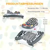 COSTWAY girello 6 in 1, girello regolabile in altezza con Anteprima dell’immagine prodotto 4