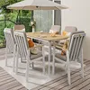 MEXO Gartenlounge-Set Aluminium Garten Essgruppe für 6 Produktbild-Vorschau 3