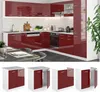 Spülenunterschrank Vicco R-Line Rot Hochglanz 80 cm , AP Produktbild-Vorschau 4