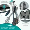 aktiv shop GmbH, Rollator, Aluminium, Anthrazit, 54cm Produktbild-Vorschau 4