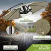 tillvex Parasol Marron Ø 300 cm Parapluie de jardin Voir les images du produit 7