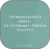 Mr. & Mrs. Panda Tassenuntersetzer Spruch Ex-Schwager Produktbild-Vorschau 1