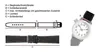 Uhrenarmband Leder Seidenkalb XL dunkelbraun 27496G, Produktbild-Vorschau 2