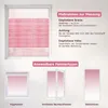 Plissee Klemmfix ohne Bohren 60x120cm Rot Sichtschutz Produktbild-Vorschau 6