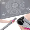 Matte Silikon Backmatte Teigmatte Backunterlage Kuchen Teig Produktbild-Vorschau 6