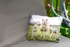 MuchoWow® Outdoor Kissen - Schafe - Nutztiere - Porträt - Produktbild-Vorschau 2