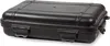 A black plastic case with latches and a handle, shown against a white background. Podgląd zdjęcia produktu