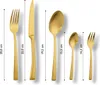 Echtwerk Avelino Gold Edition Tafelbesteck, 30-tlg., Tafel Produktbild-Vorschau 4