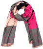 BRUBAKER Cashmirillo Damen Schal mit Herz Muster - 70 x 200 Produktbild-Vorschau 4