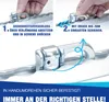 10x Doppel Fitting Endbeschlag Endfitting Airlineschiene Produktbild-Vorschau 5