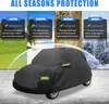 Wasserdichte Autoabdeckung Outdoor Vollgarage für Fiat 500 Produktbild-Vorschau 2