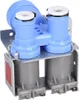 A close-up studio shot of a water inlet valve for a refrigerator. Náhled obrázku produktu