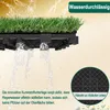 UISEBRT 22 Stück Kunstrasenplatten, Kunstgrasfliesen, Produktbild-Vorschau 4