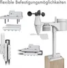 wetterstation Center 5-in-119 cm weiß 2-teilig Produktbild-Vorschau 2
