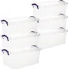 Stapelbare Aufbewahrungsboxen mit Deckel 6er-Set 3L, Produktbild-Vorschau 1