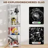 BROTTAR Glasvitrine in Weiß, moderne dreifarbige Produktbild-Vorschau 8