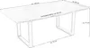 Esstisch Massivholztisch massiv Akazie lackiert 140 x 90 cm Produktbild-Vorschau 3