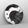 Wanduhr - Rund - Glasuhr - Abstraktion Form Figur - 30x30cm Produktbild-Vorschau 4