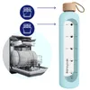 AquaFloow MotivateGlass fľaša na pitie 1 l – sklenená fľaša Náhľad obrázku produktu 3