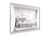Easy4You LIV 250 cm Sonoma/Weiß Schiebetüren Kleiderschrank Produktbild-Vorschau 2