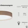 STOLARNIA PIKA Deckenlampe - Runde Holz Deckenleuchte Produktbild-Vorschau 4