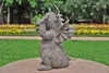Gartendrache schneidet Grimasse Drache Figur Gargoyle Produktbild-Vorschau 9