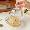 Glas-Zuckerdose mit Deckel - ø10 cm, Stilvoll & Praktisch Produktbild-Vorschau 4