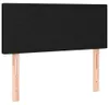 vidaXL Kopfteil Schwarz 90x5x78/88 cm Stoff Produktbild-Vorschau 1