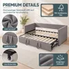Divano letto INONEFT, 90/180 x 200 cm, divano trasformabile Anteprima dell’immagine prodotto 8