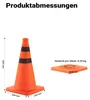 Cône de signalisation Wiltec pliable en 4 parties, 45 cm, Voir les images du produit 3