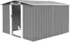 vidaXL Abri de jardin 257x298x178 cm Métal Gris Voir les images du produit 9