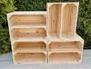 Vintage Holzkisten mit Regalbrett - 40x30x24 cm - Vintage Produktbild-Vorschau 4