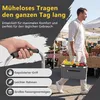 Einkaufskorb, Picknickkorb, Tragekorb, Stabilem Produktbild-Vorschau 3