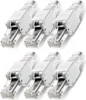 6x Netzwerkstecker CAT6A RJ45 Werkzeuglose Montage CAT7 Produktbild-Vorschau 1