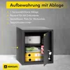 HomeSafe HV38K Möbeltresor mit Schlüssel 38x35x35cm HxBxT Produktbild-Vorschau 3