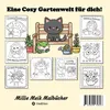 Cozy Malbuch für Erwachsene Garten Malbuch - Süße Motive Produktbild-Vorschau 2