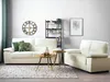 BELIANI 5-Sitzer Sofa Set Cremeweiß Kunstleder Breite Produktbild-Vorschau 2