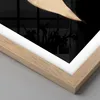 Gerahmtes Poster - Rahmen in heller Eiche - Schwarz Frau Produktbild-Vorschau 2