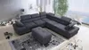 Sofa Couch Polsterung L-Form Wohnzimmer Design Ecke Produktbild-Vorschau 6