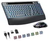 2,4G Kabellose Tastaturmaus mit RGB-Hintergrundbeleuchtung Produktbild-Vorschau 1