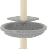 vidaXL Kratzbaum mit Sisal-Kratzsäulen Hellgrau 72 cm Produktbild-Vorschau 6