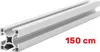 ALUMINIUM KONSTRUKTIONSPROFIL 30x30 R8 150cm ELOXIERT + Produktbild-Vorschau 13