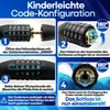NEXTCOVER® Fahrradschloss mit Zahlencode - Das Original - Produktbild-Vorschau 7