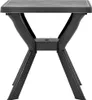 vidaXL Bistro stôl antracit 70x70x72 cm Plast Náhľad obrázku produktu 2
