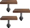 Navaris Wandregal Regal aus Holz und Metall - 3er Set Produktbild-Vorschau 1