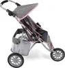 Puppenwagen Zwillings-Jogger, melange grau-navy Produktbild-Vorschau 2