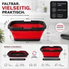 Einkaufskorb 2er Set Faltkorb Wäschekorb Korb Faltbar 17L Produktbild-Vorschau 3